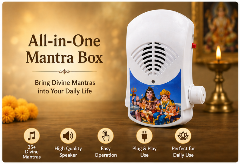 All in One Mantra Chanting Box with 35 Mantras Player