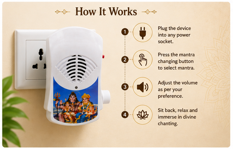All in one mantra chanting device how it works